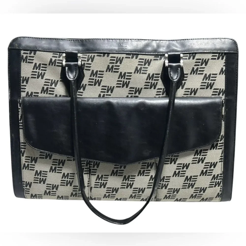 Mobile Edge Large Geneva Jacquard Laptop Tote Bag Pockets Storage Carrying Case